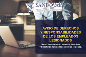 Aviso de Derechos y Responsabilidades de los Empleados Lesionados