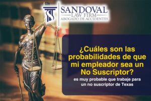 ¿Cuáles son las probabilidades de que mi empleador sea un No Suscriptor de Texas?