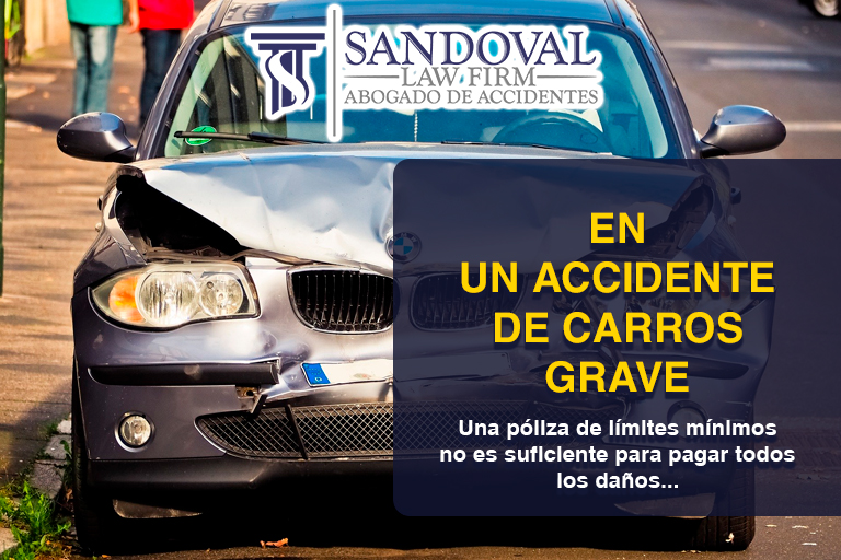 En un Accidente de Carros Grave