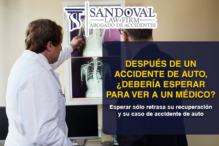 Después de un Accidente de Auto Debería Esperar para Ver a un Médico