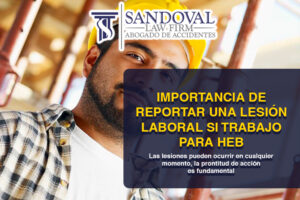 Importancia de reportar una lesión laboral si trabajo para HEB