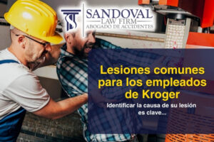 ¿Qué tipos de lesiones son comunes para los empleados de Kroger?