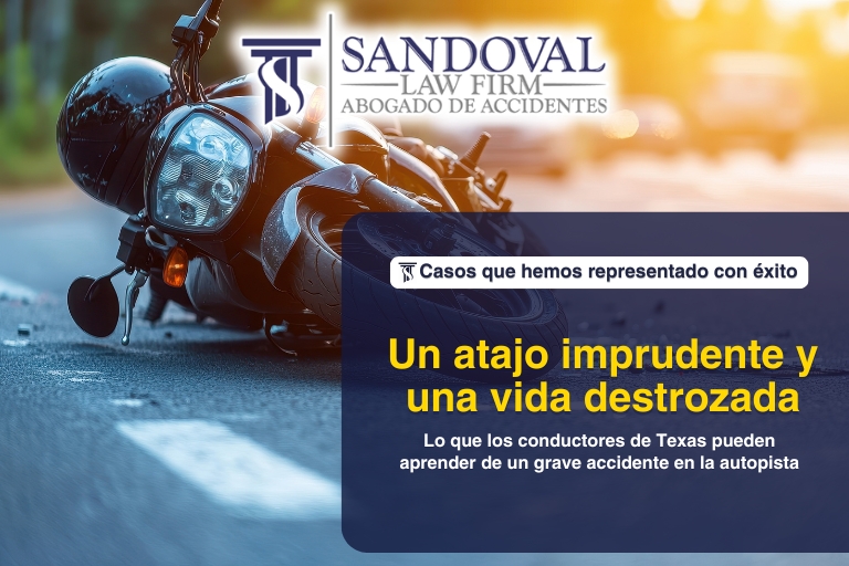 Un atajo imprudente y una vida destrozada: Lo que los conductores de Texas pueden aprender de un grave accidente en la autopista