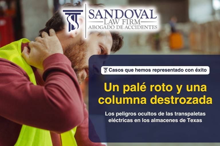 Un palé roto y una columna destrozada: Los peligros ocultos de las transpaletas eléctricas en los almacenes de Texas