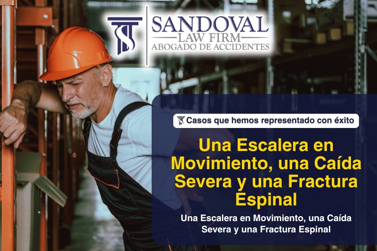 Una Escalera en Movimiento, una Caída Severa y una Fractura Espinal: Una Escalera en Movimiento, una Caída Severa y una Fractura Espinal