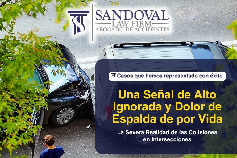 Una Señal de Alto Ignorada y Dolor de Espalda de por Vida: La Severa Realidad de las Colisiones en Intersecciones