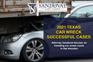 As a Houston auto accident attorney, Attorney Sandoval focuses on handling car wreck cases in the Houston