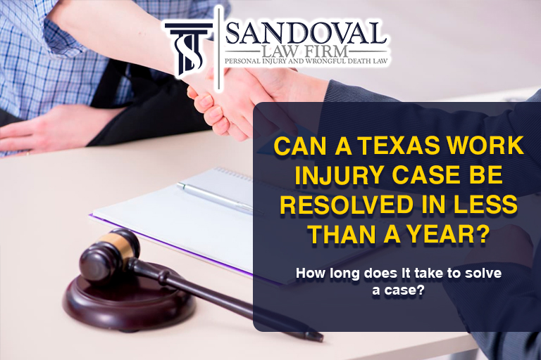 Is It Possible for a Texas Work Injury Case to be Resolved Within One Year?