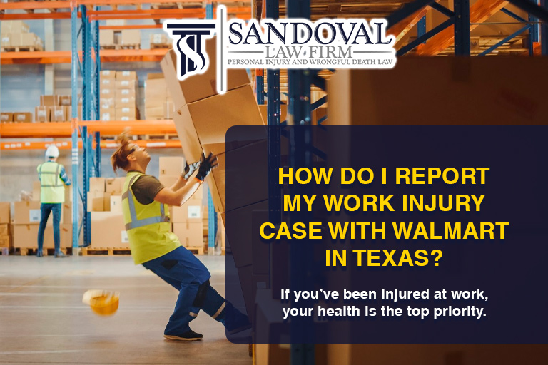 How Do I Report My Work Injury Case with Walmart In Texas?