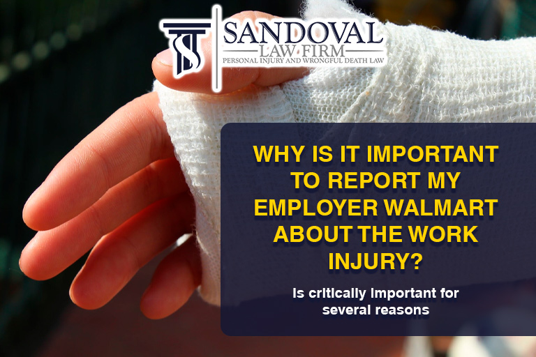 Why Is It Important to Report My Employer Walmart About the Work Injury?