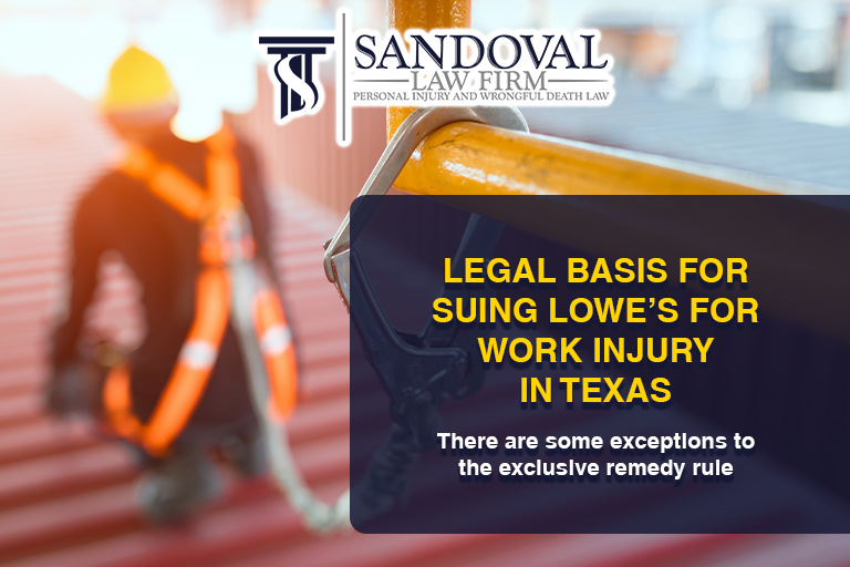 Do I Possess the Legal Grounds to Sue My Employer, Lowe’s, for a Work Injury in Texas?