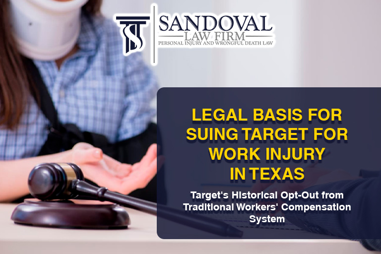 Do I Possess the Legal Grounds to Sue My Employer, Target, for a Work Injury in Texas?