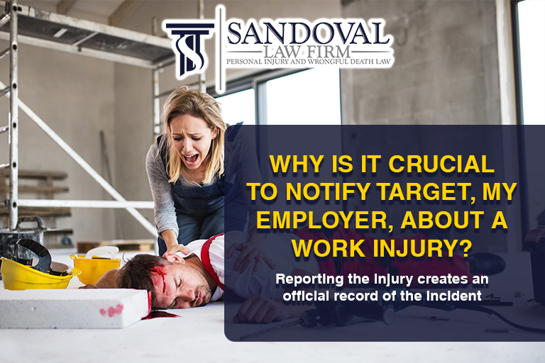 Why Is It Crucial to Notify Target, My Employer, About a Work Injury?