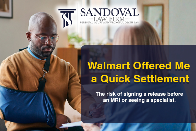 Walmart Offered a Quick Settlement