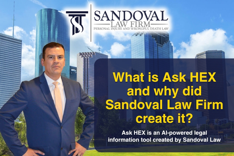 What is Ask HEX and why did Sandoval Law Firm create it?