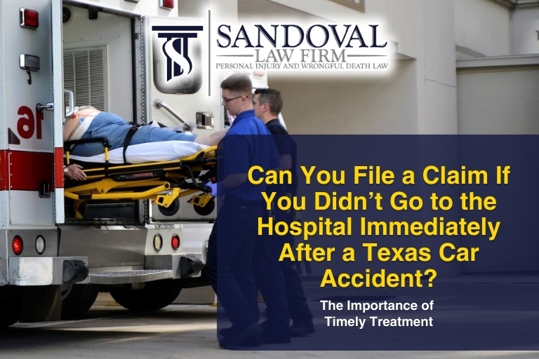Can You File a Claim If You Didn’t Go to the Hospital Immediately After a Texas Car Accident?