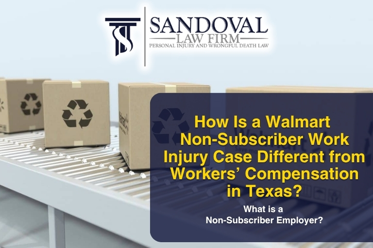 How Is a Walmart Non-Subscriber Work Injury Case Different from Workers’ Compensation in Texas?
