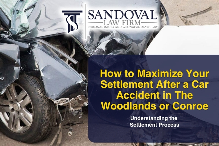 How to Maximize Your Settlement After a Car Accident in The Woodlands or Conroe