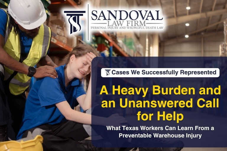 A Heavy Burden and an Unanswered Call for Help: What Texas Workers Can Learn From a Preventable Warehouse Injury
