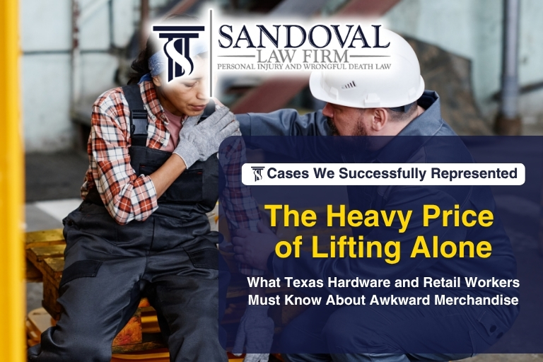 The Heavy Price of Lifting Alone: What Texas Hardware and Retail Workers Must Know About Awkward Merchandise