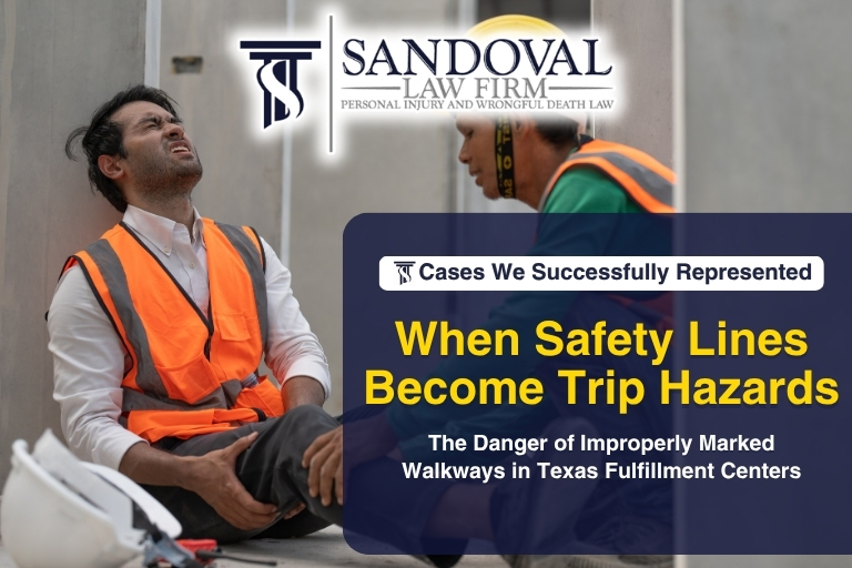When Safety Lines Become Trip Hazards: The Danger of Improperly Marked Walkways in Texas Fulfillment Centers