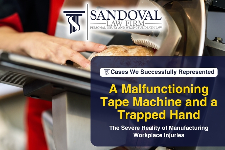 A Malfunctioning Tape Machine and a Trapped Hand: The Severe Reality of Manufacturing Workplace Injuries