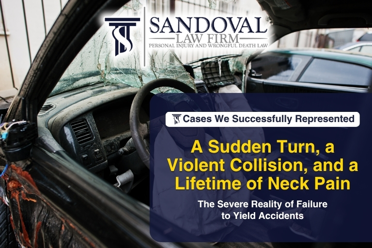A Sudden Turn, a Violent Collision, and a Lifetime of Neck Pain: The Severe Reality of Failure to Yield Accidents